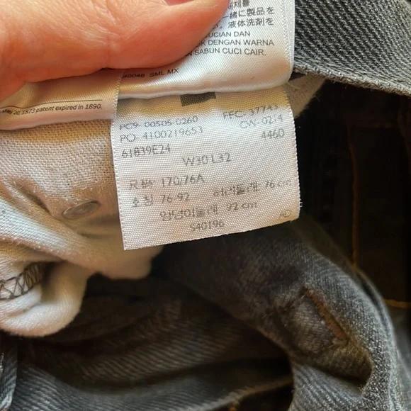 RARE 505 Levi’s Vintage High Waisted Black Jeans - Picture 14 of 14